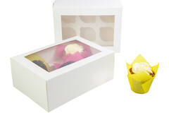 Muffin tulp cups geel 36 st